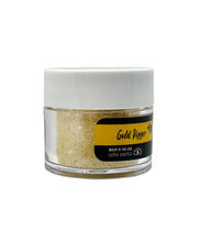 Load image into Gallery viewer, Glitter Meister Edible Glitter for Drinks - GOLD DIGGER - 4 Grams - 100% Edible Drink Glitter Dust for Cocktails, Champagne, Brew Glitter, Wine, Cakes, Desserts. Kosher Certified, Vegan.