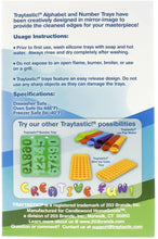 Load image into Gallery viewer, Rear of the traytastic alphabet tray box