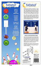 Load image into Gallery viewer, KidSwitch Lightswitch Extension for Toddlers - Sports Edition - 3 Count - Includes 6 Themed and 6 Blank Art Decals