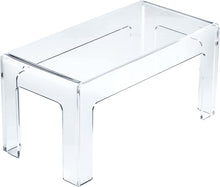 Load image into Gallery viewer, Countertop Water Filter Pitcher Stand - Clear Heavy Duty Acrylic Frame - 12" x 6" x 6" - Compatible with Brita UltraMax, PUR...