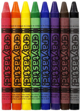 Load image into Gallery viewer, Lifestyle image showing 8 crayons in a variety of colors