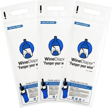 Load image into Gallery viewer, top view of a 3 pack of wine diapers style