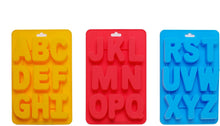 Load image into Gallery viewer, rear image of all three alphabet trays