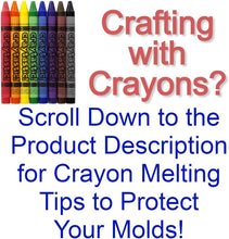 Load image into Gallery viewer, Crafting with Crayons?   Scroll down to the product description for crayon melting tips to protect your molds.