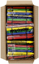Load image into Gallery viewer, image showing an open case of bulk crayon packs