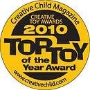 Load image into Gallery viewer, award icon for the top toy of the year award 2010 from creative child.com
