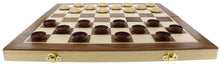 Load image into Gallery viewer, lifestyle image showing a checkers board with checkers on top
