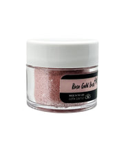 Load image into Gallery viewer, Glitter Meister Edible Glitter for Drinks - ROSE GOLD RUSH - 4 Grams - 100% Edible Drink Glitter Dust for Cocktails, Champagne, Brew Glitter, Wine, Cakes, Desserts. Kosher Certified, Vegan.
