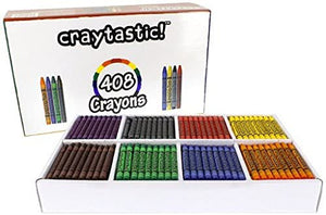 Lifestyle image displaying 408 crayon box open