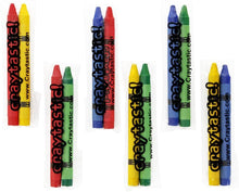 Load image into Gallery viewer, Image showing 6 samples of crayon packs in a variety of colors
