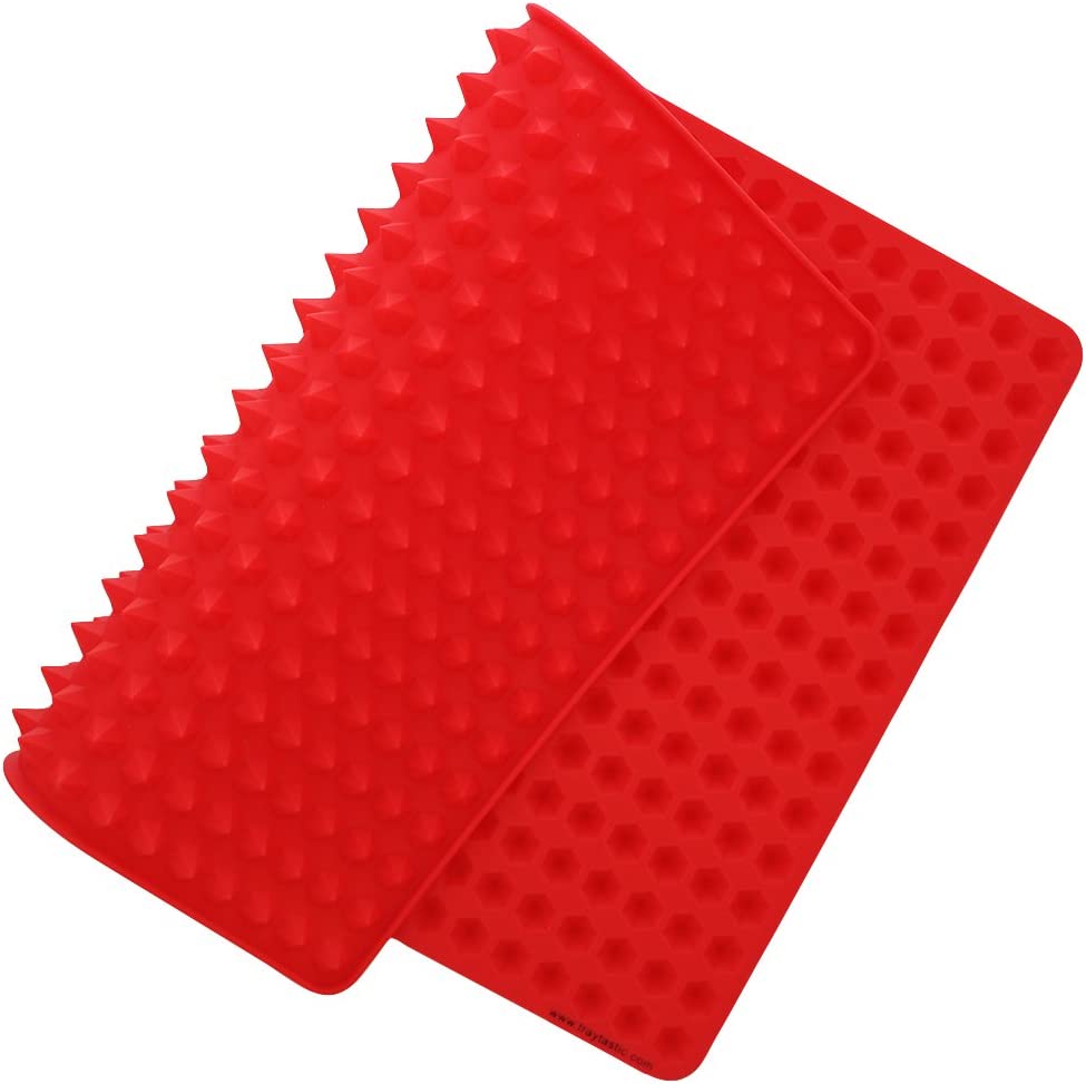 Traytastic! Non-Stick Pyramid Shape Silicone Oven Mat for Baking