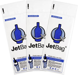 Top view of a 3 pack of jetbags