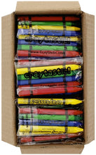 Load image into Gallery viewer, image showing an open case of bulk crayon packs
